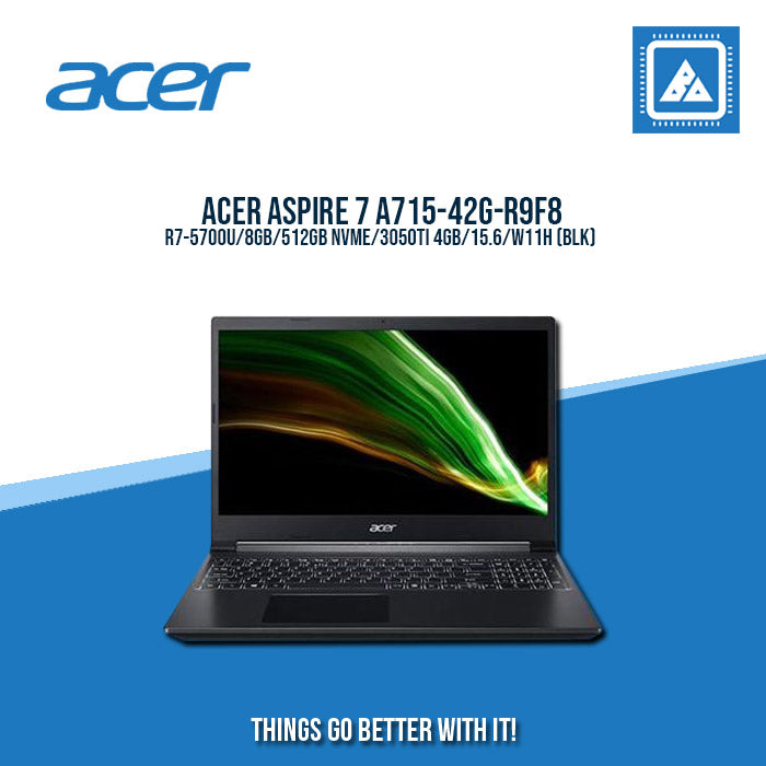 ACER ASPIRE 7 A715-42G-R9F8 R7-5700U RTX 3050TI | BEST FOR GAMING AND AUTOCAD LAPTOP ACER ASPIRE 7 A715-42G-R9F8 R7-5700U RTX 3050TI | BEST FOR GAMING AND AUTOCAD LAPTOP